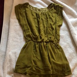 J. Crew Olive work top